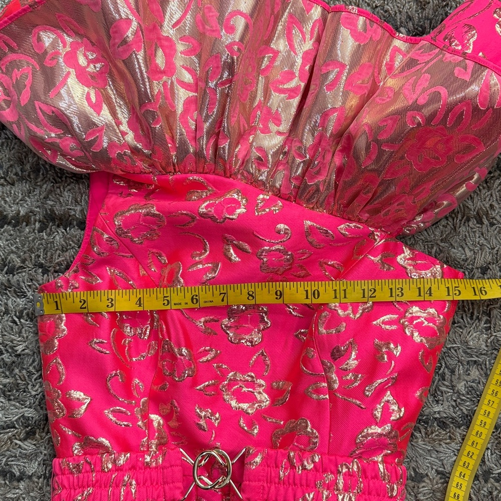 Lilly Pulitzer Vibrant Pink One-Shoulder Dress - Picture 7 of 10